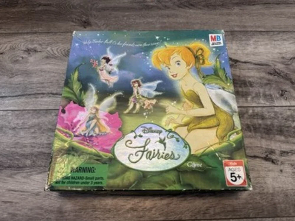Milton Bradley Disney Fairies Board Game, Special Shaped Board, 2+, Ages 5+